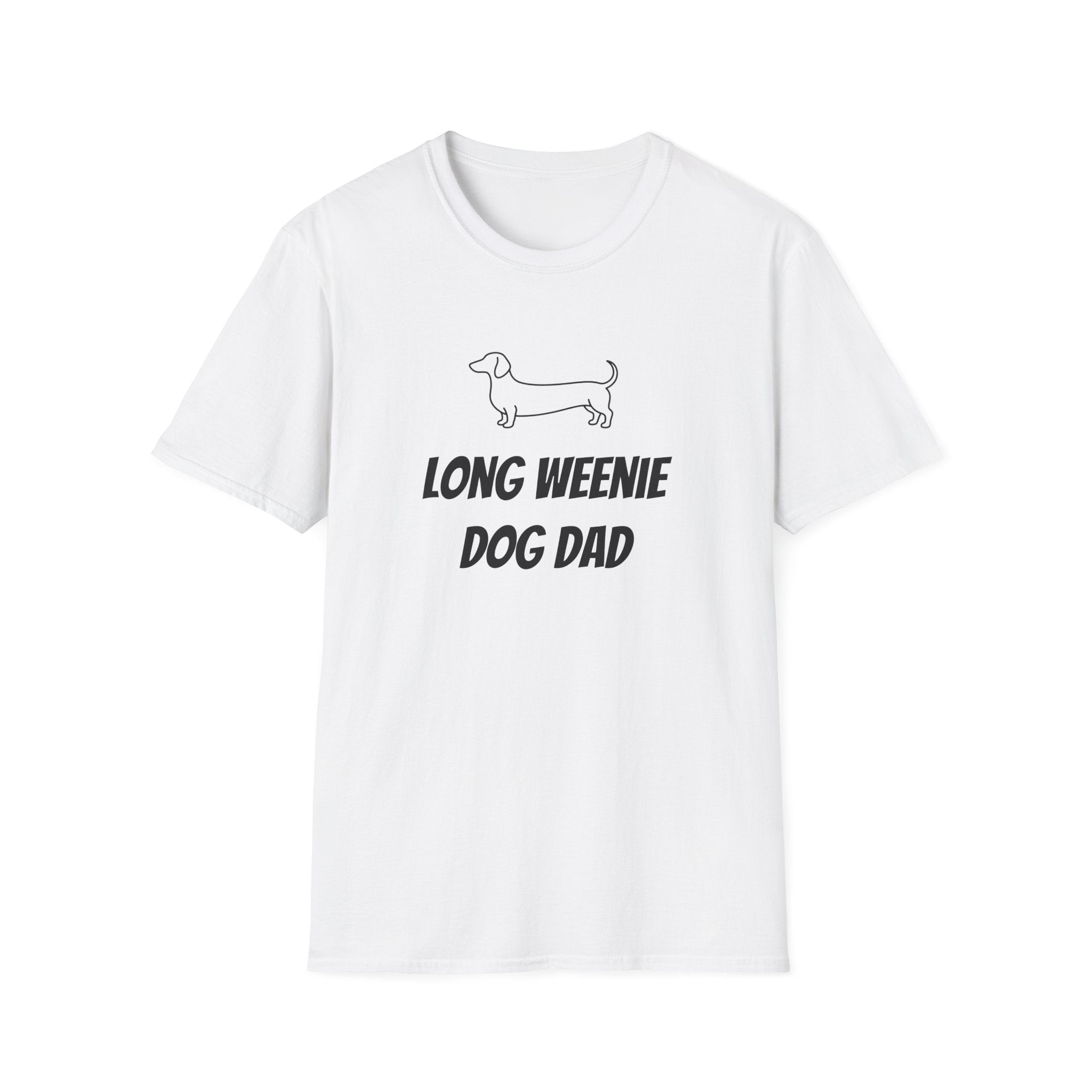 Long Weenie Dog Dad T‑Shirt – Funny Dachshund Shirt for Dog Lovers | Weenie Dog Dad Tee