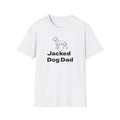 Jacked Dog Dad T‑Shirt – Funny Pitbull Dad Shirt for Gym Lovers | Muscular Dog Graphic Tee
