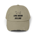 Long Weenie Dog Dad Hat – Funny Dachshund Dad Cap for Dog Lovers | Distressed Vintage Weiner Dog Hat