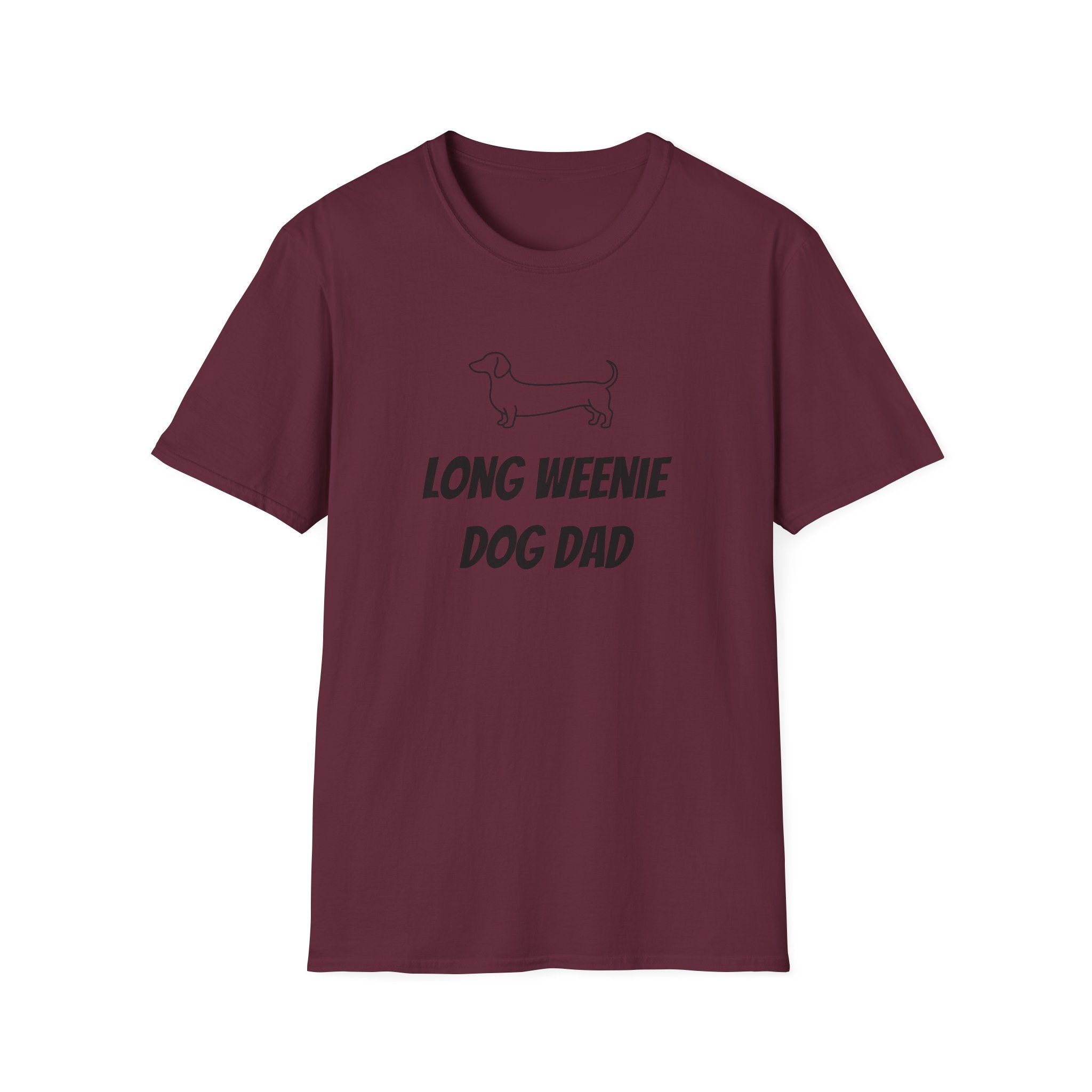 Long Weenie Dog Dad T‑Shirt – Funny Dachshund Shirt for Dog Lovers | Weenie Dog Dad Tee