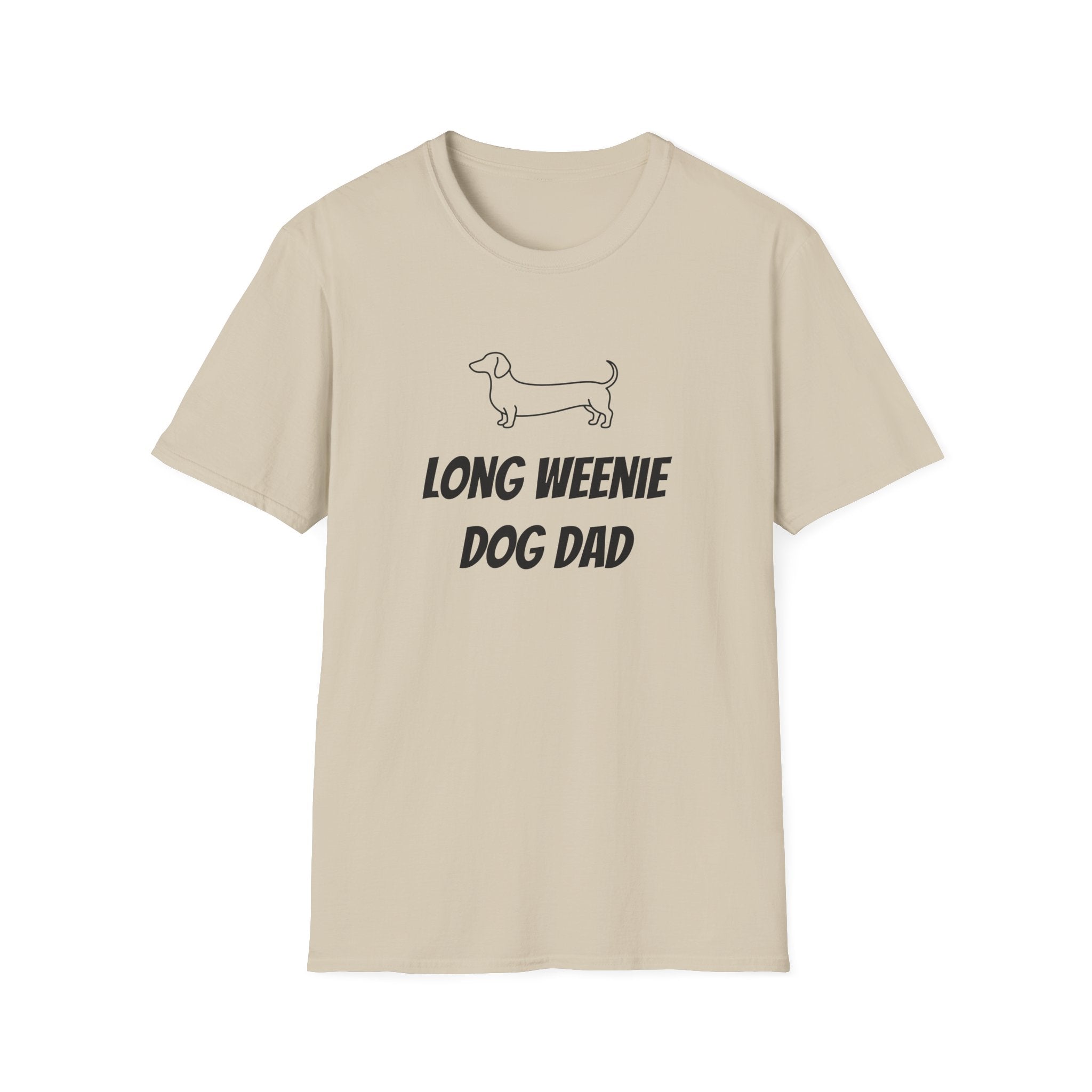 Long Weenie Dog Dad T‑Shirt – Funny Dachshund Shirt for Dog Lovers | Weenie Dog Dad Tee