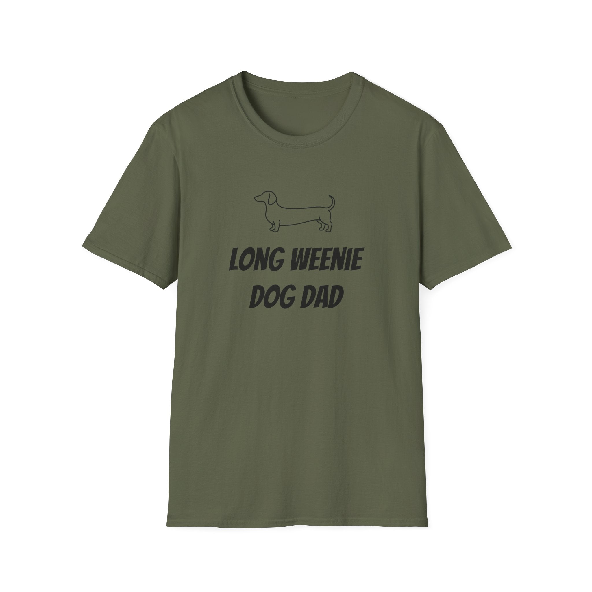 Long Weenie Dog Dad T‑Shirt – Funny Dachshund Shirt for Dog Lovers | Weenie Dog Dad Tee